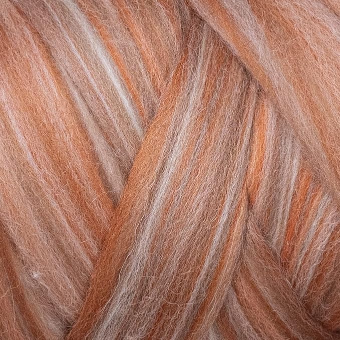 Kondoos multi Colored Natural Wool roving, 1 lb. Best Wool - Image 5