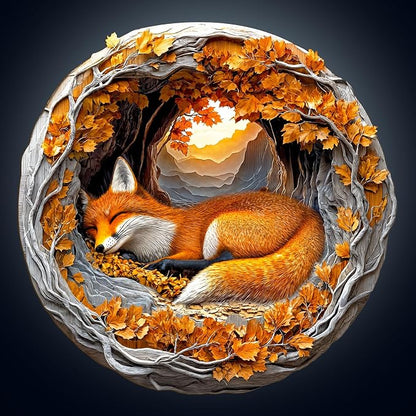 WOODBESTS Wooden Puzzles for Adults, 3D Fox Wood Puzzles Adult, Unique Shape by WOODBESTS