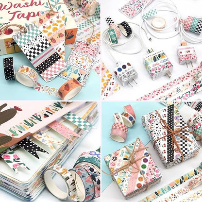 55 Rolls Holiday Washi Tape Set - Image 5