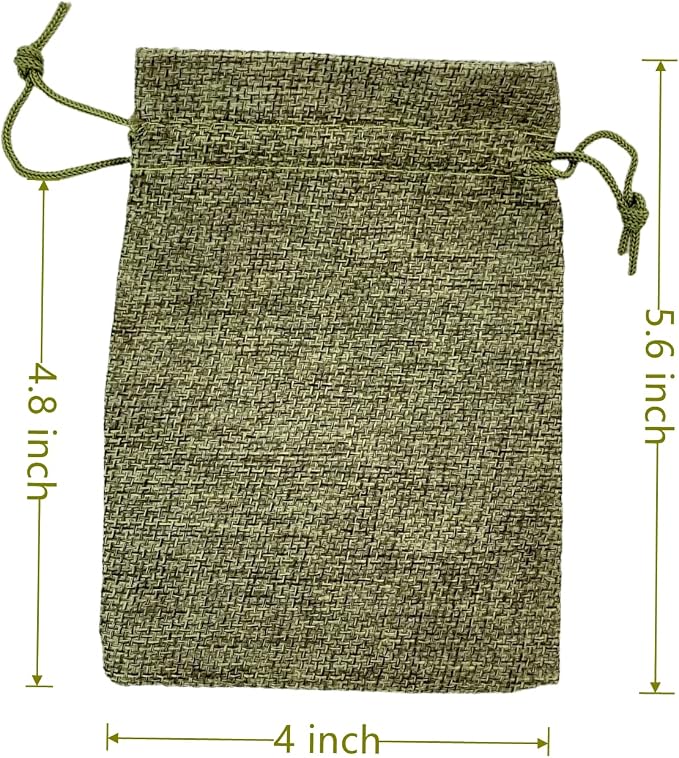 Palmhomee Pack of 25 Burlap Gift Bags - Image 3