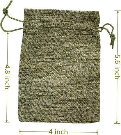 Palmhomee Pack of 25 Burlap Gift Bags - Image 3