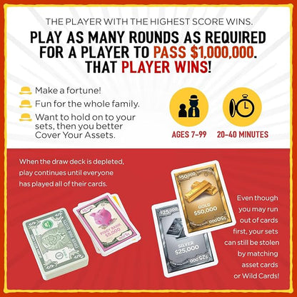 Grandpa Beck's Games Cover Your Assets Card Game | from The Creators of Skull - Image 8