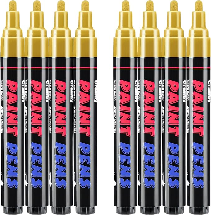 Gold Paint Pens Paint Markers by Craiiby