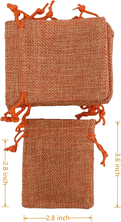 Palmhomee Pack of 25 Burlap Gift Bags - Image 2