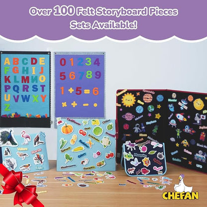 CHEFAN Felt Numbers for Kids, Board Pieces, Precut Story Pieces, Number - Image 6