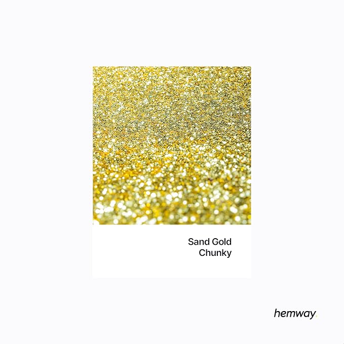 Hemway Polyurethane & Epoxy Resin Glitter 100g / 3.5oz Metallic Crystal Flake - Image 2