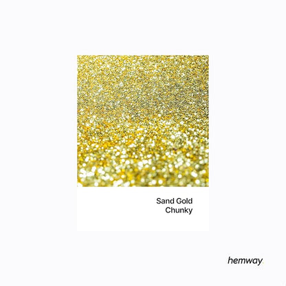 Hemway Polyurethane & Epoxy Resin Glitter 100g / 3.5oz Metallic Crystal Flake - Image 2