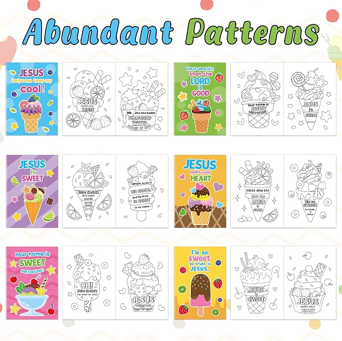 JAPBOR Ice Cream Coloring Books - Image 3