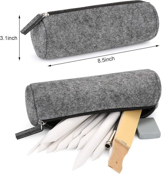 AGPTEK 22 PCS Sketch Drawing Tools, 16 Blending Stumps Set - Image 6