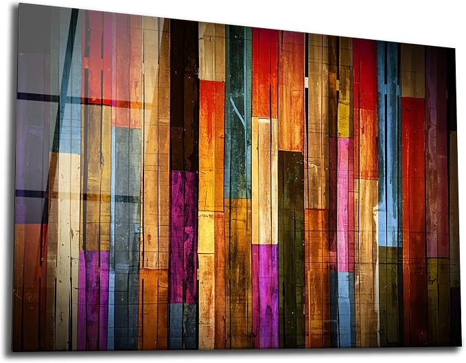 SpiritualHands Painted Wood Glass Printing Wall Art, Glass Wall Art, Home - Image 2