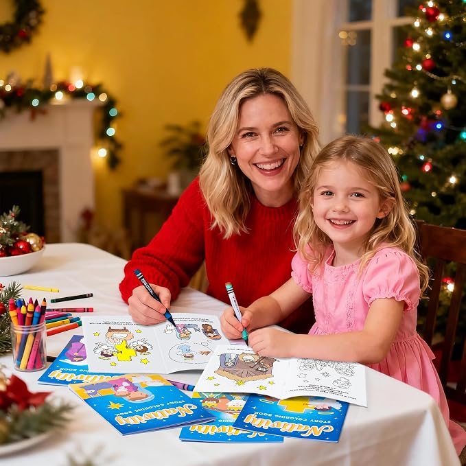 JAPBOR Christmas Nativity Coloring Books - Image 6
