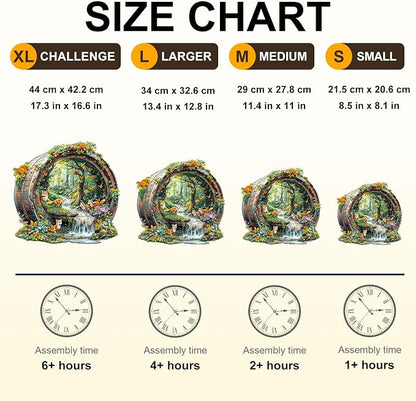 Wooden Puzzles for Adults, Fox Wooden Jigsaw Puzzle for Adults, Birthday Party - Image 7