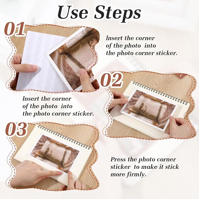 Mabor 2040Pcs Photo Corners for Scrapbooking, Self Adhesive Scrapbook Photo - Image 5