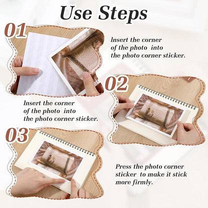Mabor 2040Pcs Photo Corners for Scrapbooking, Self Adhesive Scrapbook Photo - Image 5