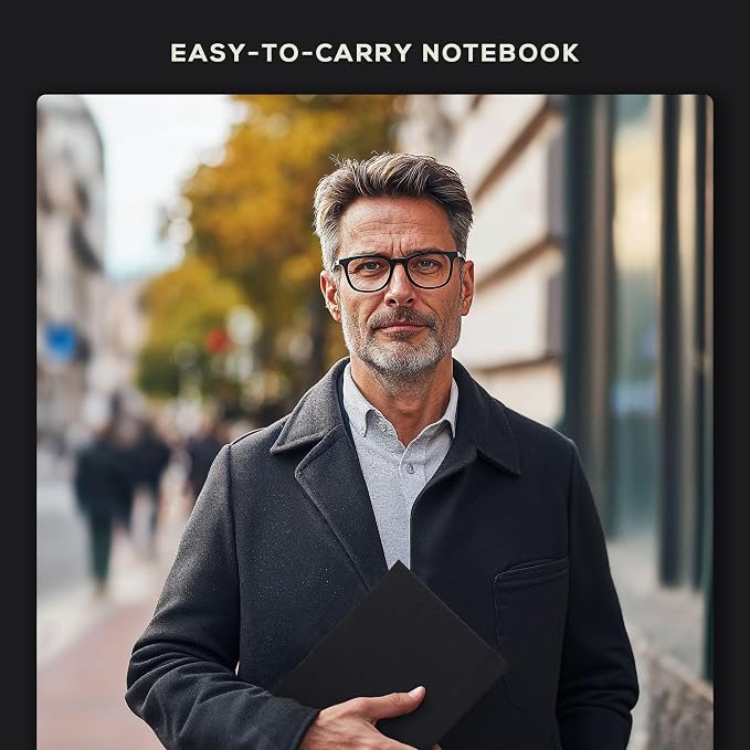 Beechmore Books A5 Sketch Book – 5.8"x8.3" Premium Vegan Leather Hardcover - Image 8