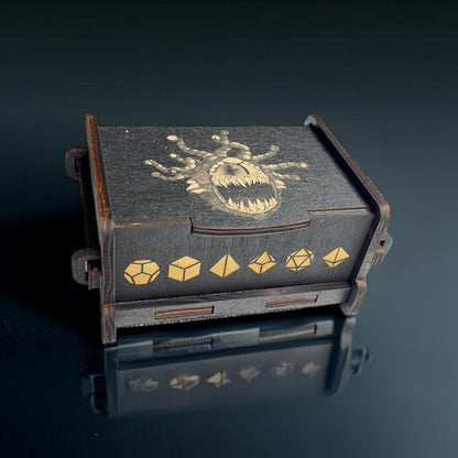 Dice Box - BLACK - 6x4x3 Also holds jewelry and great - Image 3