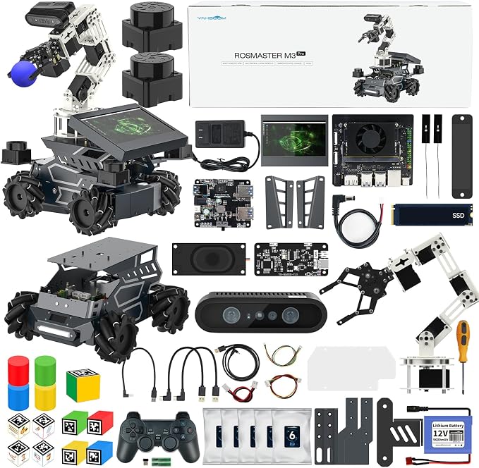Yahboom ROS2 Robot Kit with Jetson Orin Nano 8GB Super Large AI Model with 6DOF by Yahboom