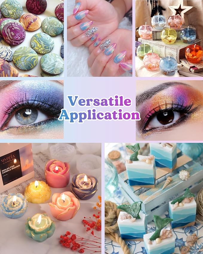 LET'S RESIN 36 Colors Mica Powder, Mica Pigment Powder - Image 3