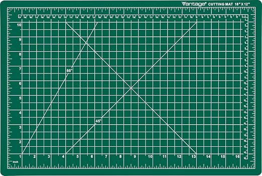Dahle Vantage 10471 Premium Self-Healing Cutting Mat, 1/2" Grid, 5 Layers by Dahle
