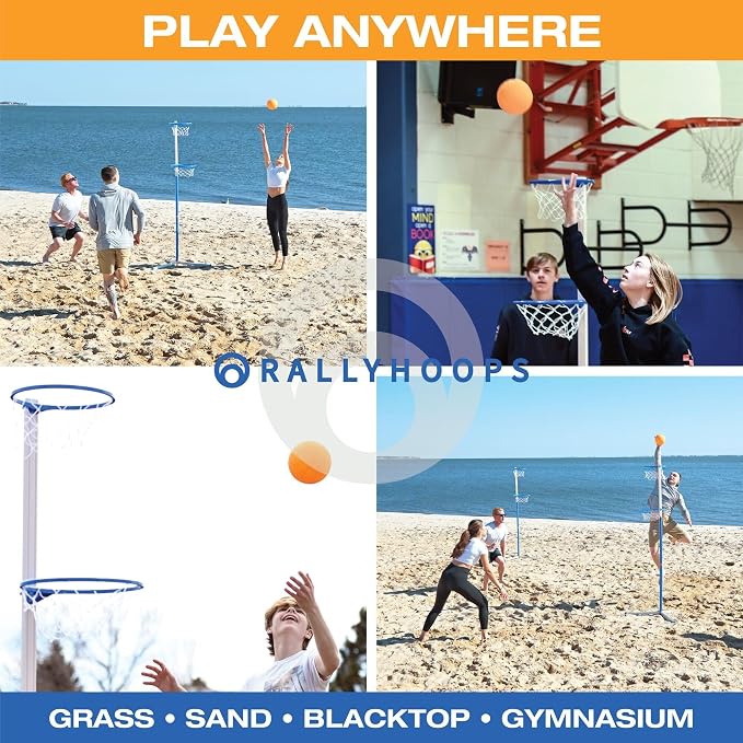 7 FT - World’s First Sports Game to Mash Volleyball & Basketball - Setup in - Image 2