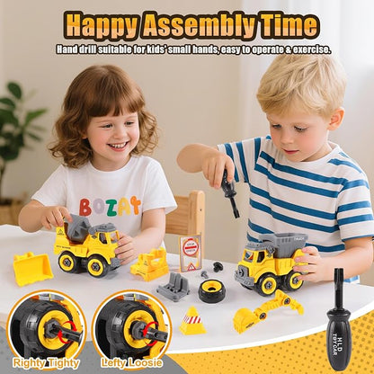 LUDILO Toddler Kids Toys Boys 3-5: Mini DIY Assembly Stem Learning Educational - Image 3