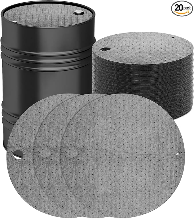 AHIER 20PCS Oil Absorbent Pads, Oil Absorbing Pads by Ahier