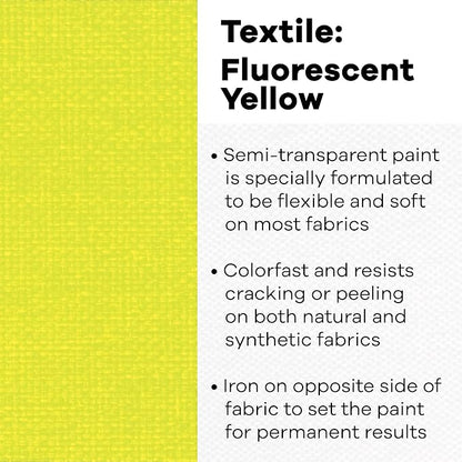 Jacquard Textile Color Fluorescent Yellow - Image 2