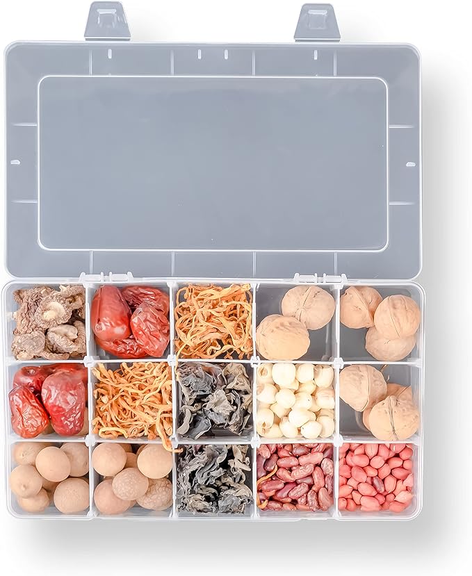 2 Pack Plastic Small Crafts Storage Boxes - Image 4