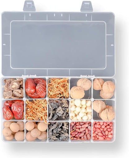 2 Pack Plastic Small Crafts Storage Boxes - Image 4