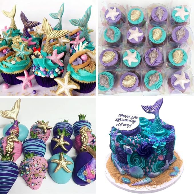 SAKOLLA Mermaid Theme Silicone Fondant Mold - Image 3
