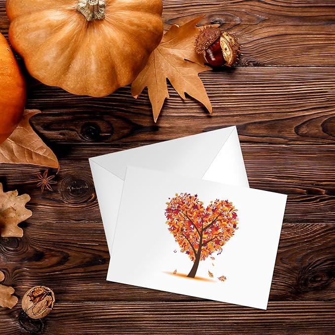 Seasons of Life Note Card Assortment Pack/Set Of 24 Greeting Cards And White - Image 7