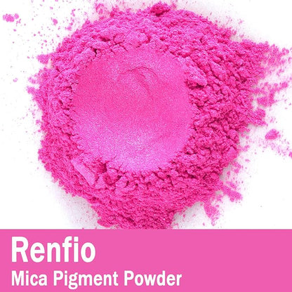 Renfio 100g Mica Powder Pigment, Metallic Natural Dye Mineral Pearl Shimmer - Image 2