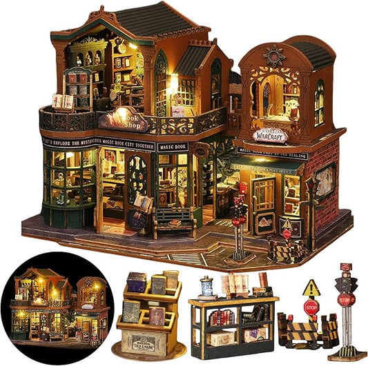 DIY Miniature House Kit, DIY Dollhouse Kit by Flybean-WonderlandinYourHands