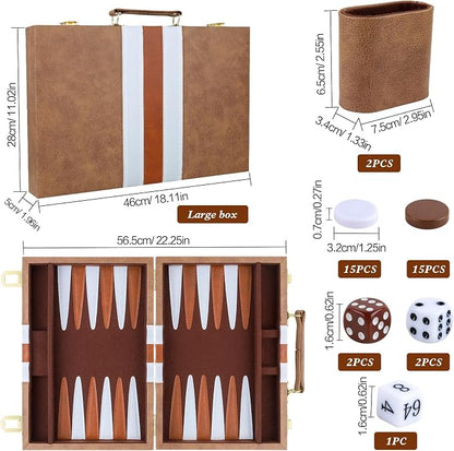 Backgammon Set 2 Players Classic Backgammon Sets - Image 3