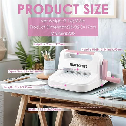 Die Cutting Machine and Embossing Machine – 6'' Opening Size - Image 3