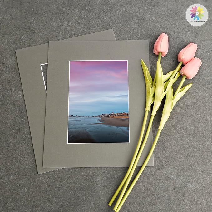 Mat Board Center, 8x10 for 5x7 Gray Color Mats - Image 7