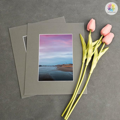 Mat Board Center, 8x10 for 5x7 Gray Color Mats - Image 7