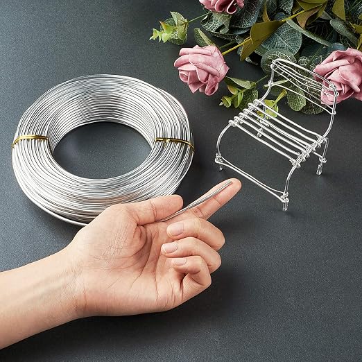 Fashewelry 114 Feet 10 Gauge Aluminum Wire Silver Bendable Metal Craft Wire - Image 4