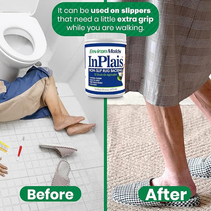 InPlais Non-Slip Area Rug Backing 1-Gallon Fabric & Floor Safe Latex Layer | - Image 6