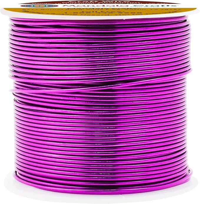Mandala Crafts 18 Gauge Anodized Aluminum Craft Wire by MandalaCrafts