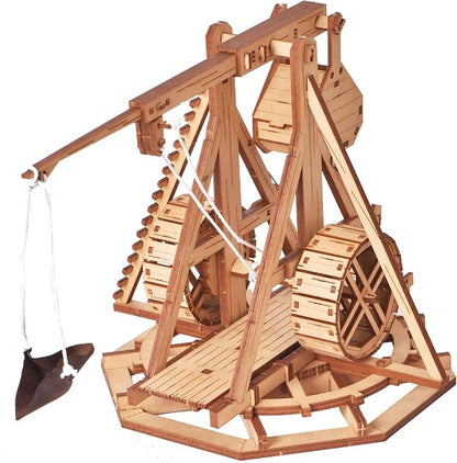 Trebuchet - Warwolf - 3D Wooden Puzzle - DIY Model Building Kit - Image 3