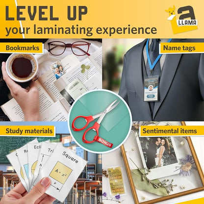 50 Pack Thermal Laminating Pouches 9” x 14.5”, 3 Mil Thick, Suited - Image 5