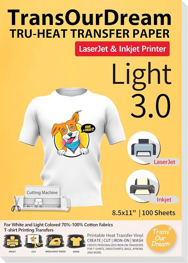 TransOurDream Tru-Heat Transfer Paper by TransOurDream