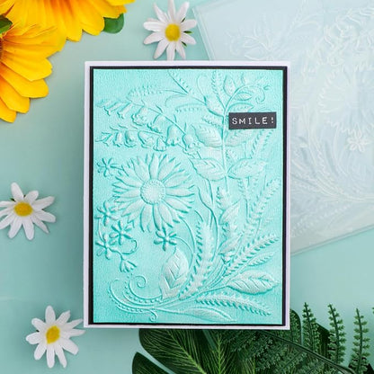 BAOFALI 3D Embossing Folders Sunflowers Leaves Textured - Image 5
