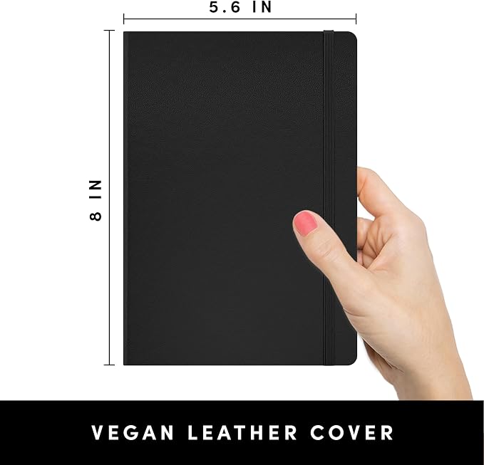 PAPERAGE Lined Journal Notebook, 10 Pack, 160 Pages, Medium 5.6 in x 8 in - Image 2