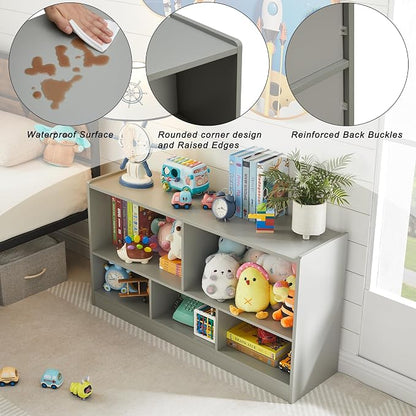 Toy Organizers and Storage, 5-Section Kids Bookshelf - Image 5