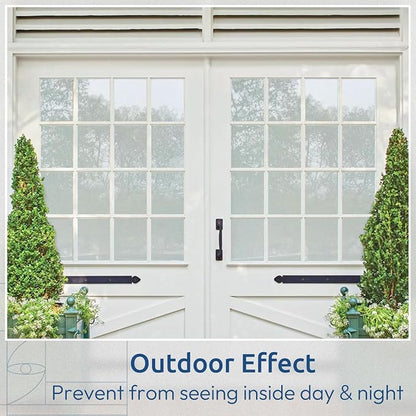 rabbitgoo Window Privacy Film, Non-Adhesive Frosted Glass Window Film - Image 4