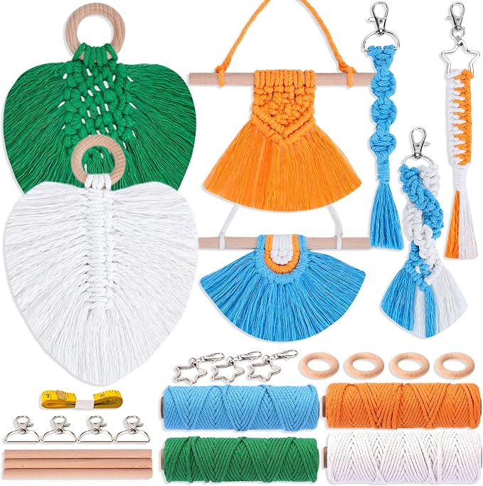 NEXBOX Macrame Kit for Kids & Adults Beginners, DIY Crafts for Girls Age 6-8 by NEXBOX