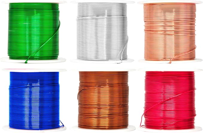 Mandala Crafts 22 Gauge Anodized Aluminum Craft Wire by MandalaCrafts