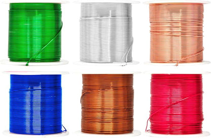 Mandala Crafts 22 Gauge Anodized Aluminum Craft Wire by MandalaCrafts